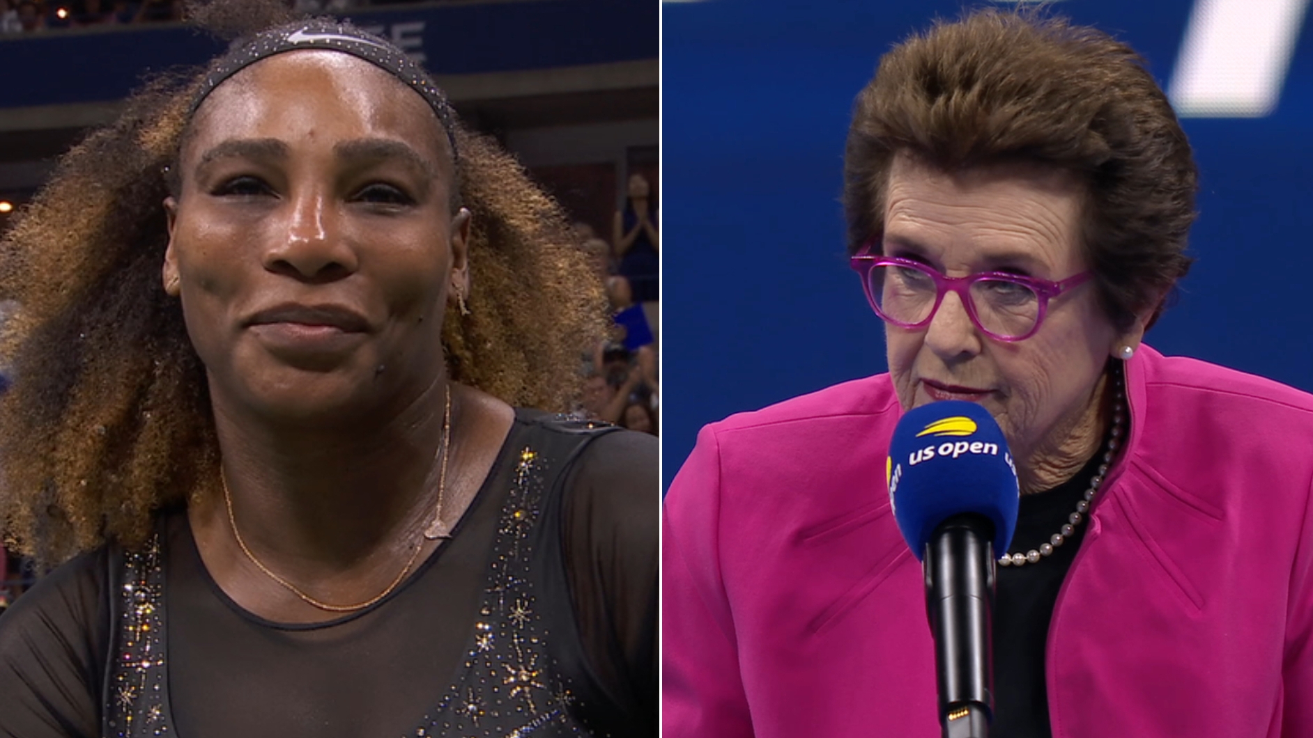 Billie Jean King delivers heartfelt speech for Serena - Stream the Video