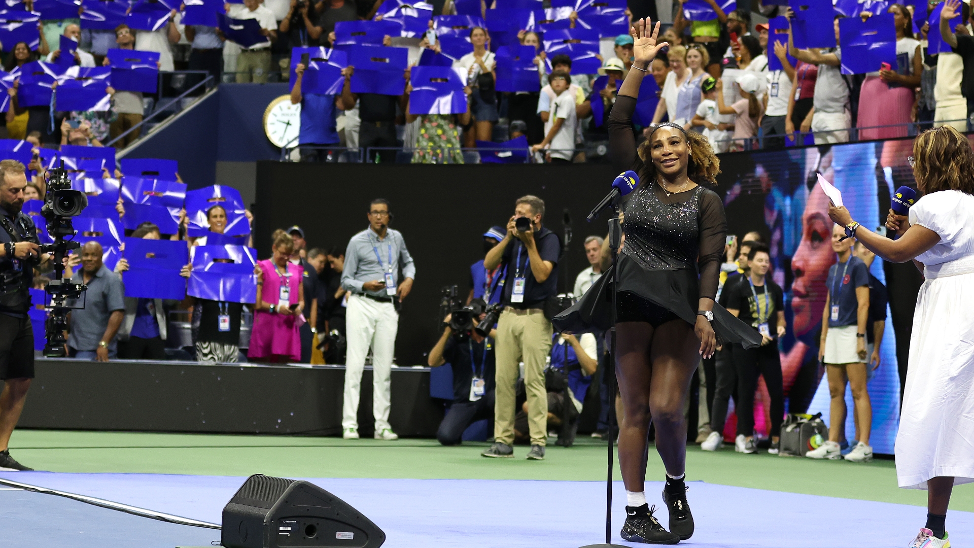 Serena moved by show of love from US Open fans - Stream the Video