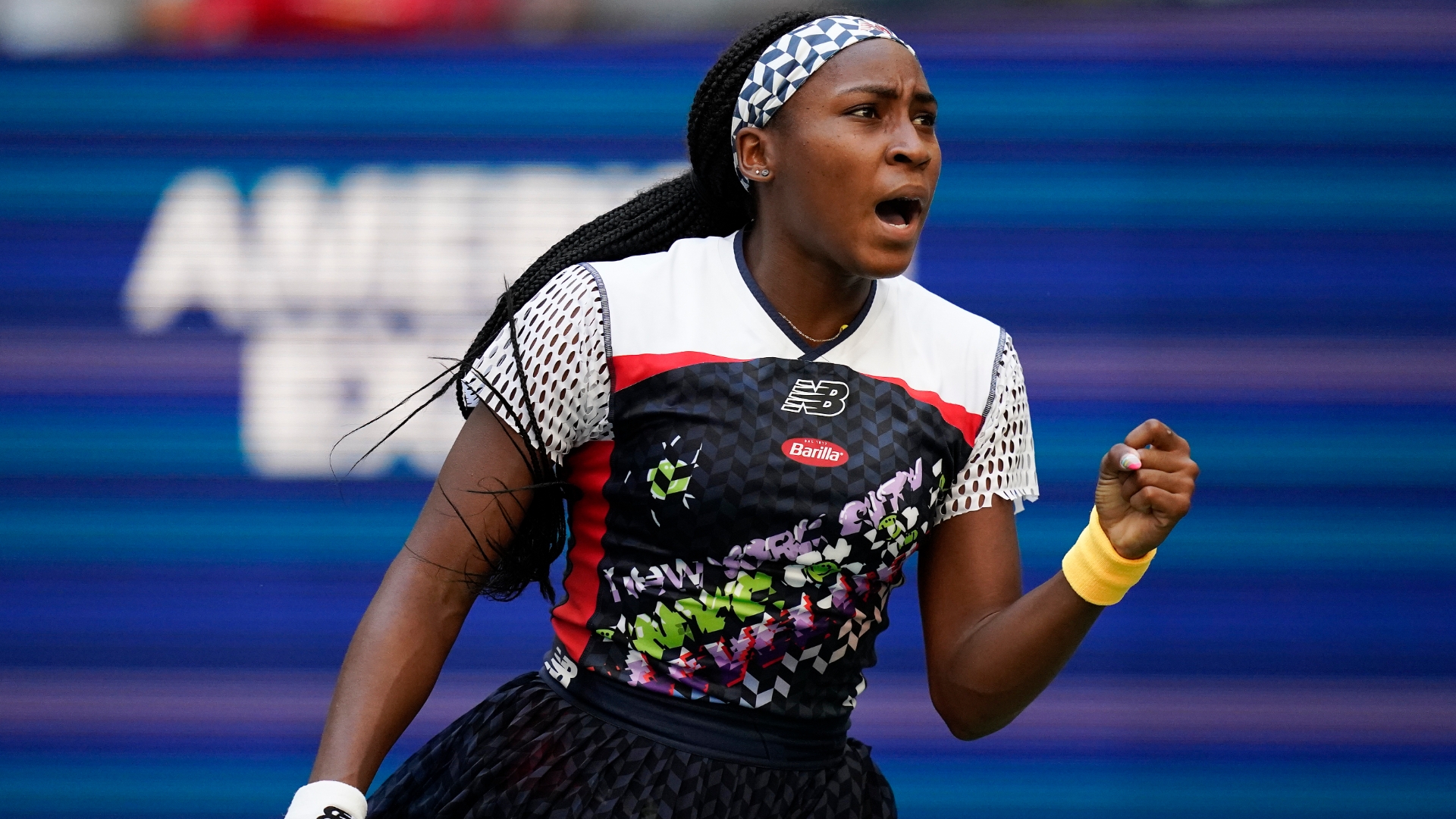 Coco Gauff is fired up as she advances to the 3rd round of the US Open