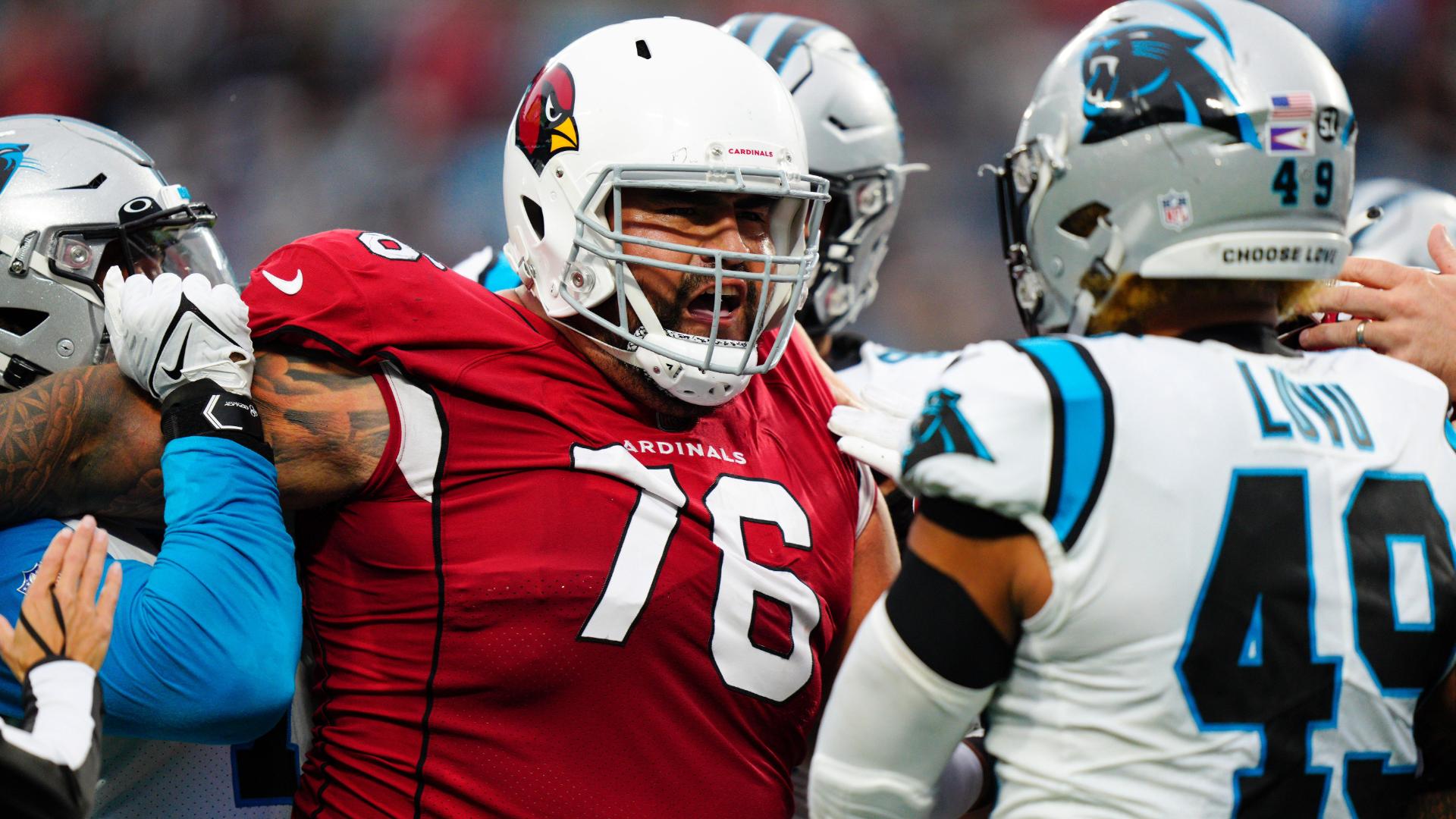 Panthers And Cardinals Get Into A Heated Shoving Match | Watch ESPN