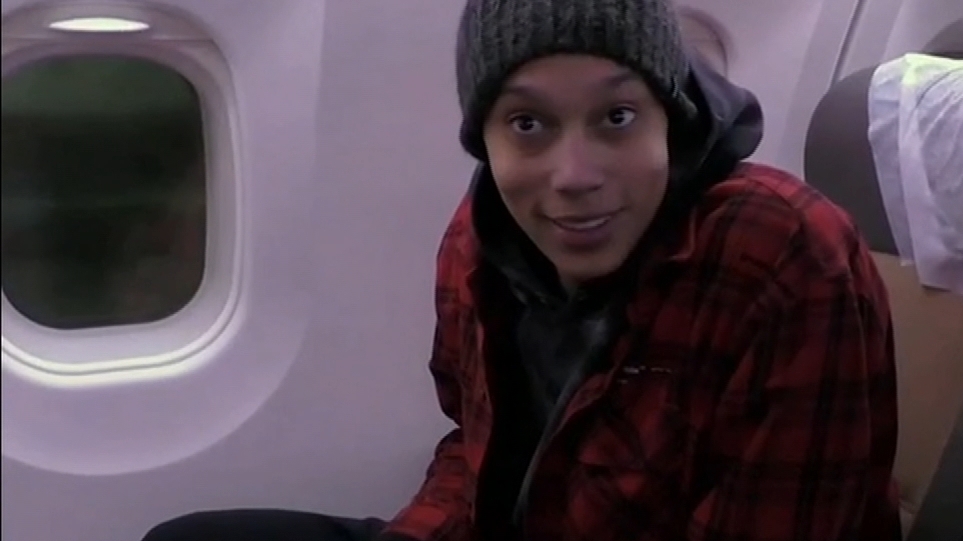 First look at Brittney Griner after her release from Russian prison