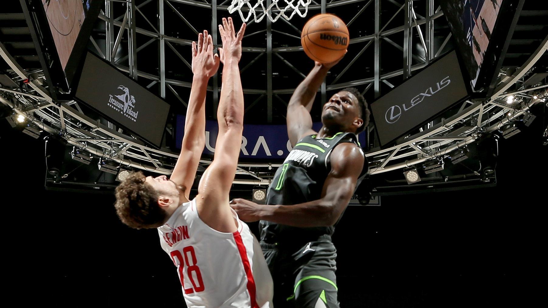 Anthony Edwards throws down another spectacular poster slam | Watch ESPN