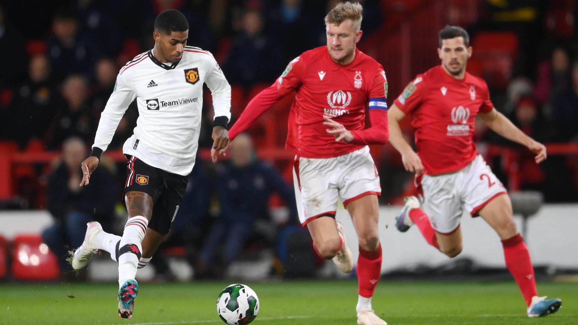Marcus Rashford's red-hot form continues against Nottingham Forest