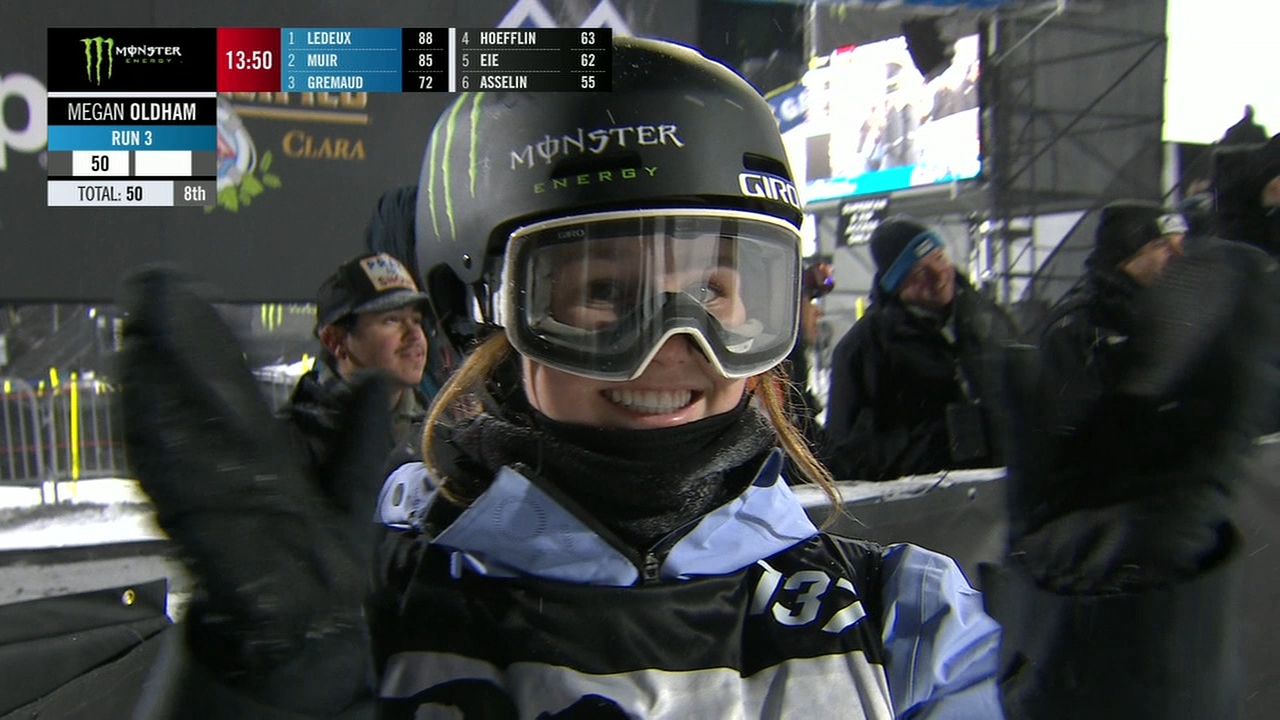 Megan Oldham wins gold in Women's Ski Big Air with perfect score