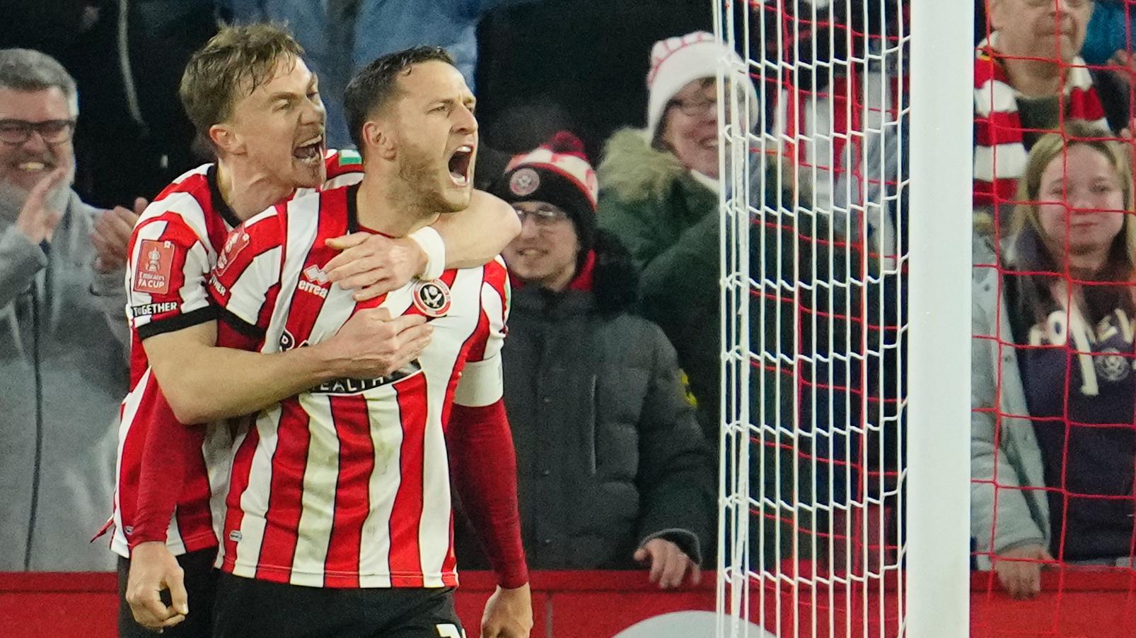 Sheffield United's stoppagetime winner knocks Wrexham out of FA Cup