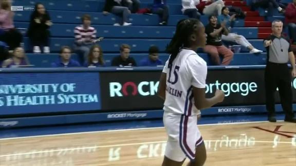 No. 15 Oklahoma Women Hold Off Kansas 86-80