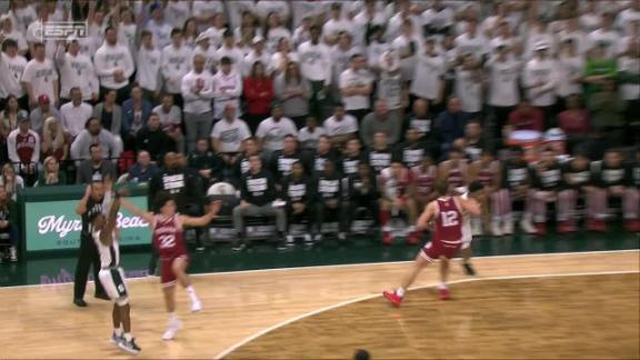 Tyson Walker drains a long 3-pointer
