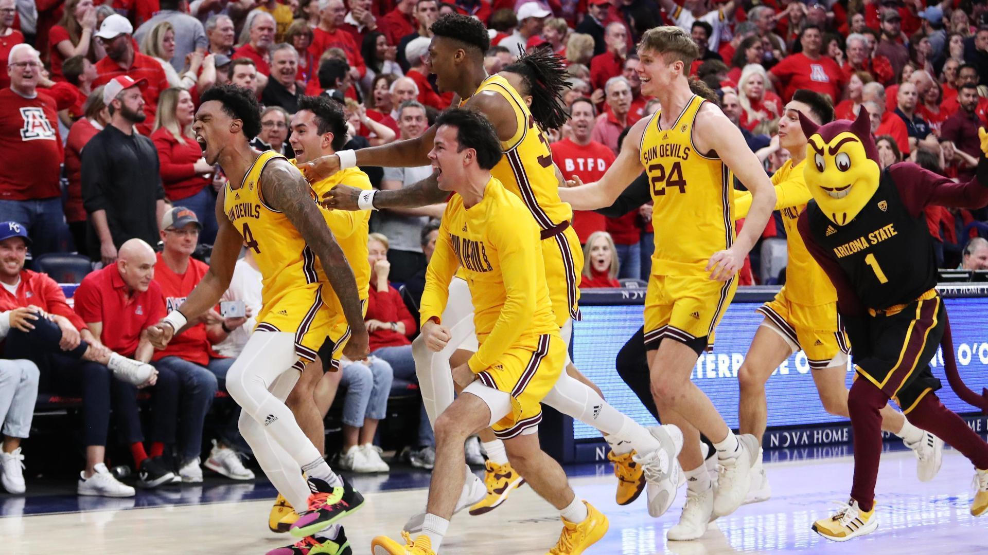 Cambridge's halfcourt buzzer beater wins it for Arizona State Watch ESPN