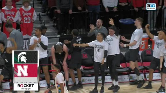 Tyson Walker nails the triple vs. Nebraska Cornhuskers