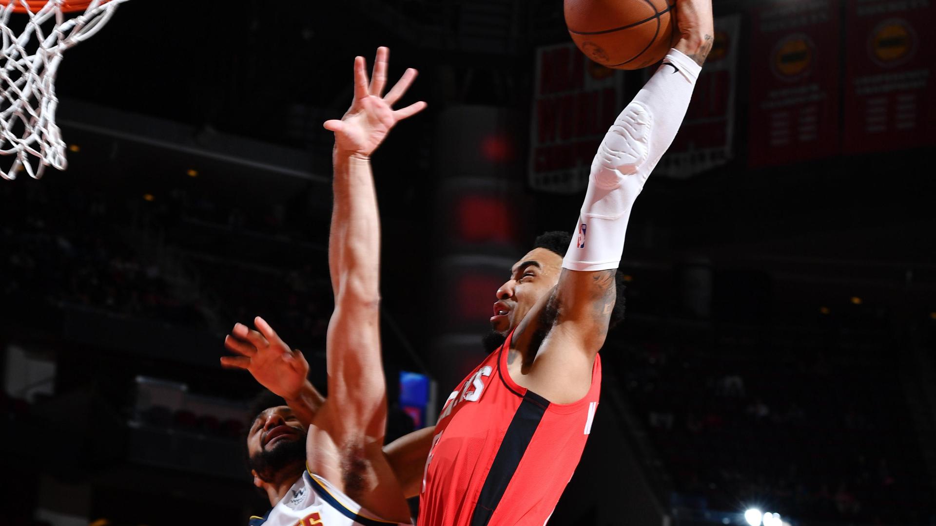 Kenyon Martin Jr. throws down dunk on Jamal Murray Watch ESPN