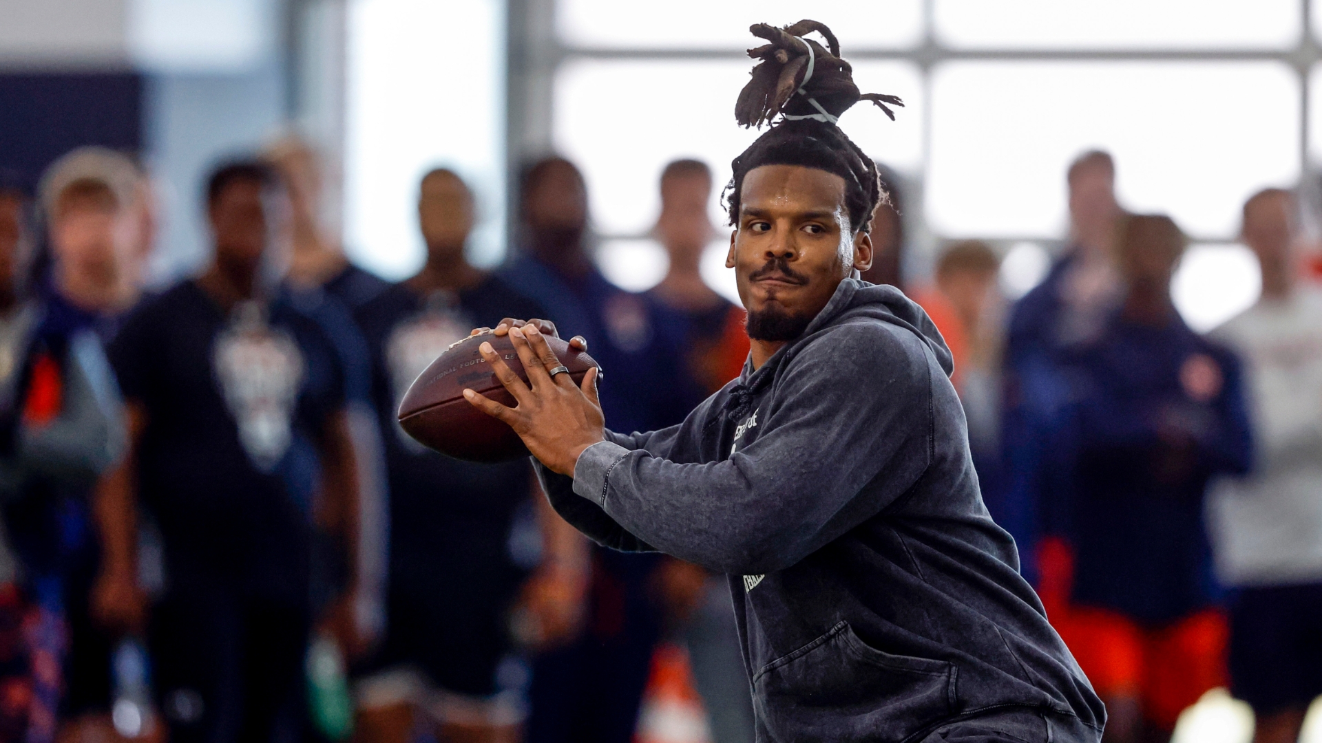 Cam Newton shows off his skills at Auburn's pro day Stream the Video