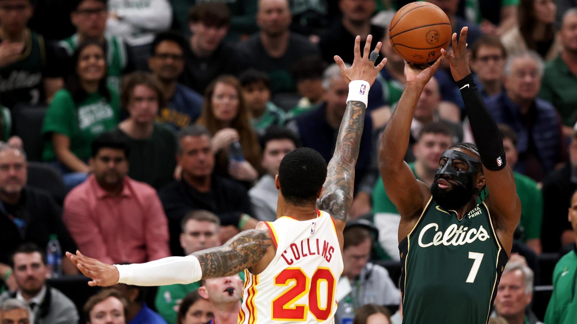Jaylen Brown drops 29 points, 12 rebounds in Celtics' Game 1 win