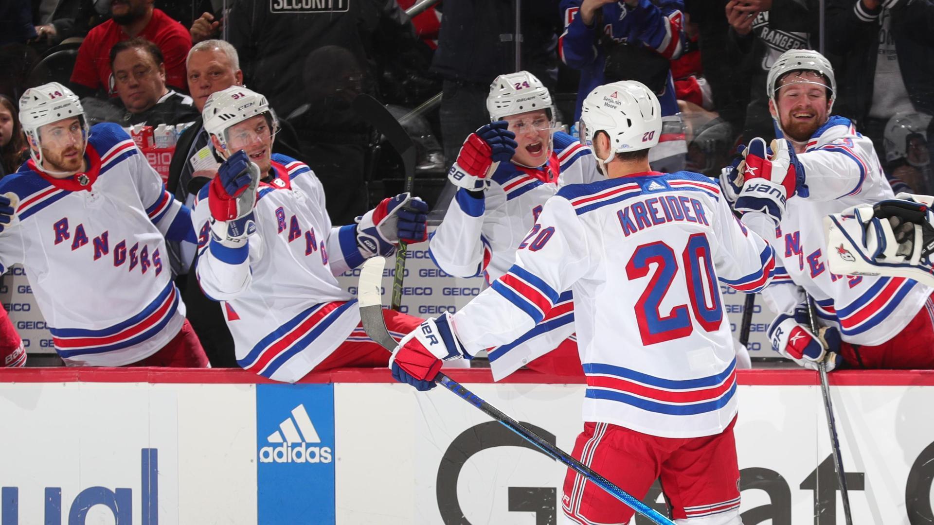 Chris Kreider scores another goal on the power play - Stream the Video ...