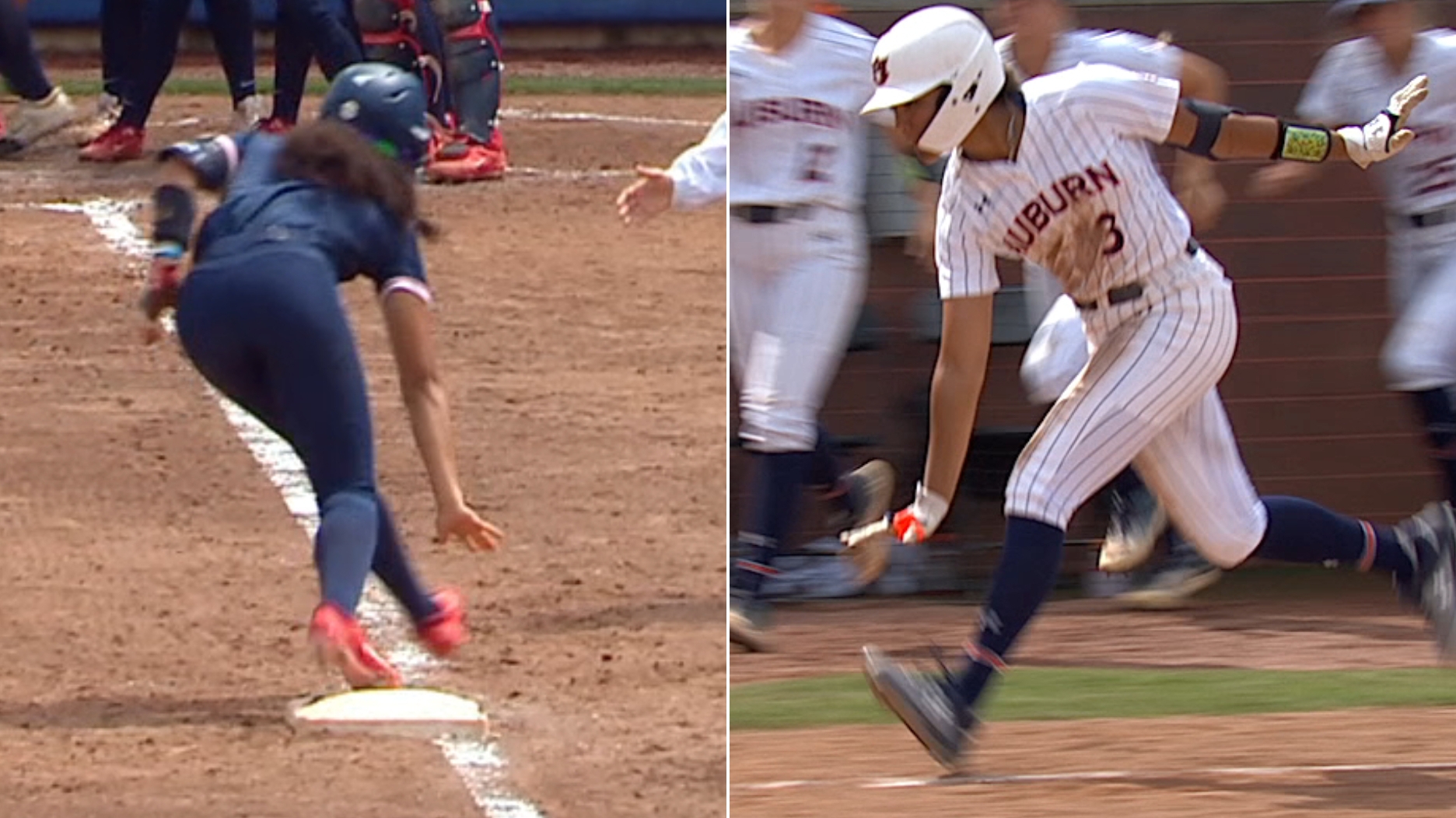 Ole Miss and Auburn hit each other with the 'too small' celebration