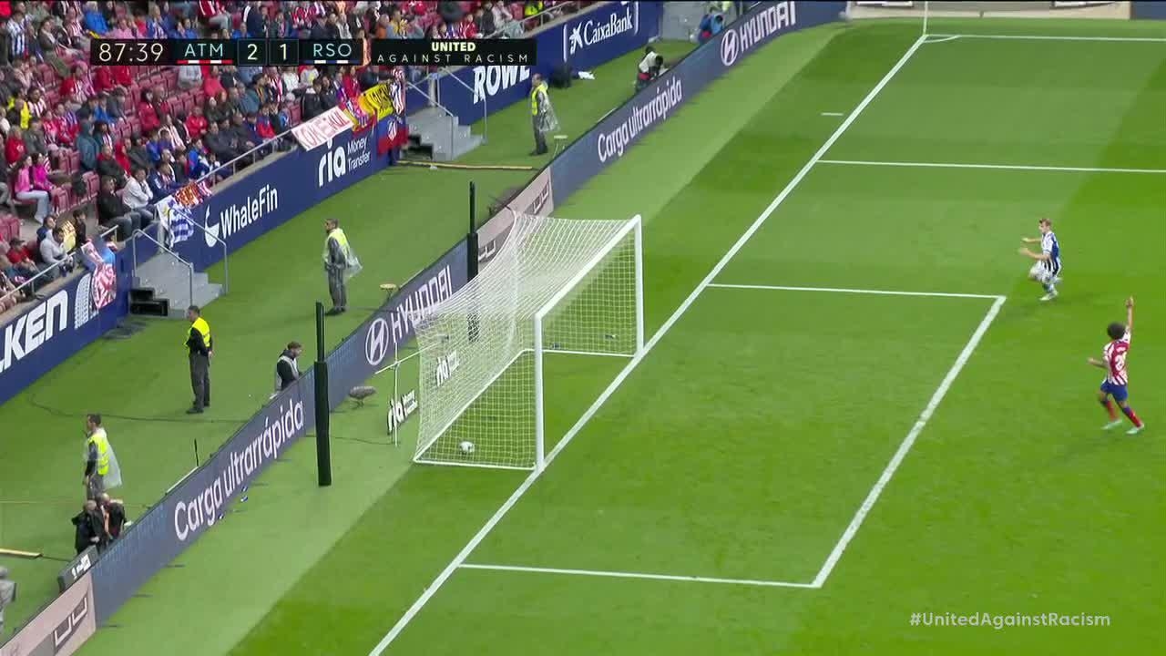 Alexander Sørloth goal 88th minute Atletico Madrid 2-1 Real Sociedad -  Stream the Video - Watch ESPN