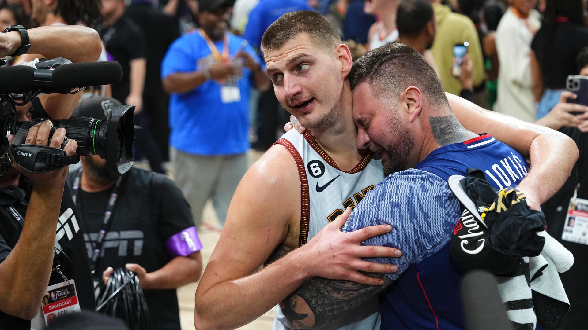 Nikola Jokic celebrates with brothers after NBA Finals win Stream the