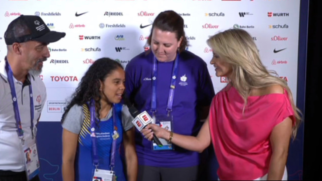 Madeleine Perez expresses happiness with first win at Special Olympics
