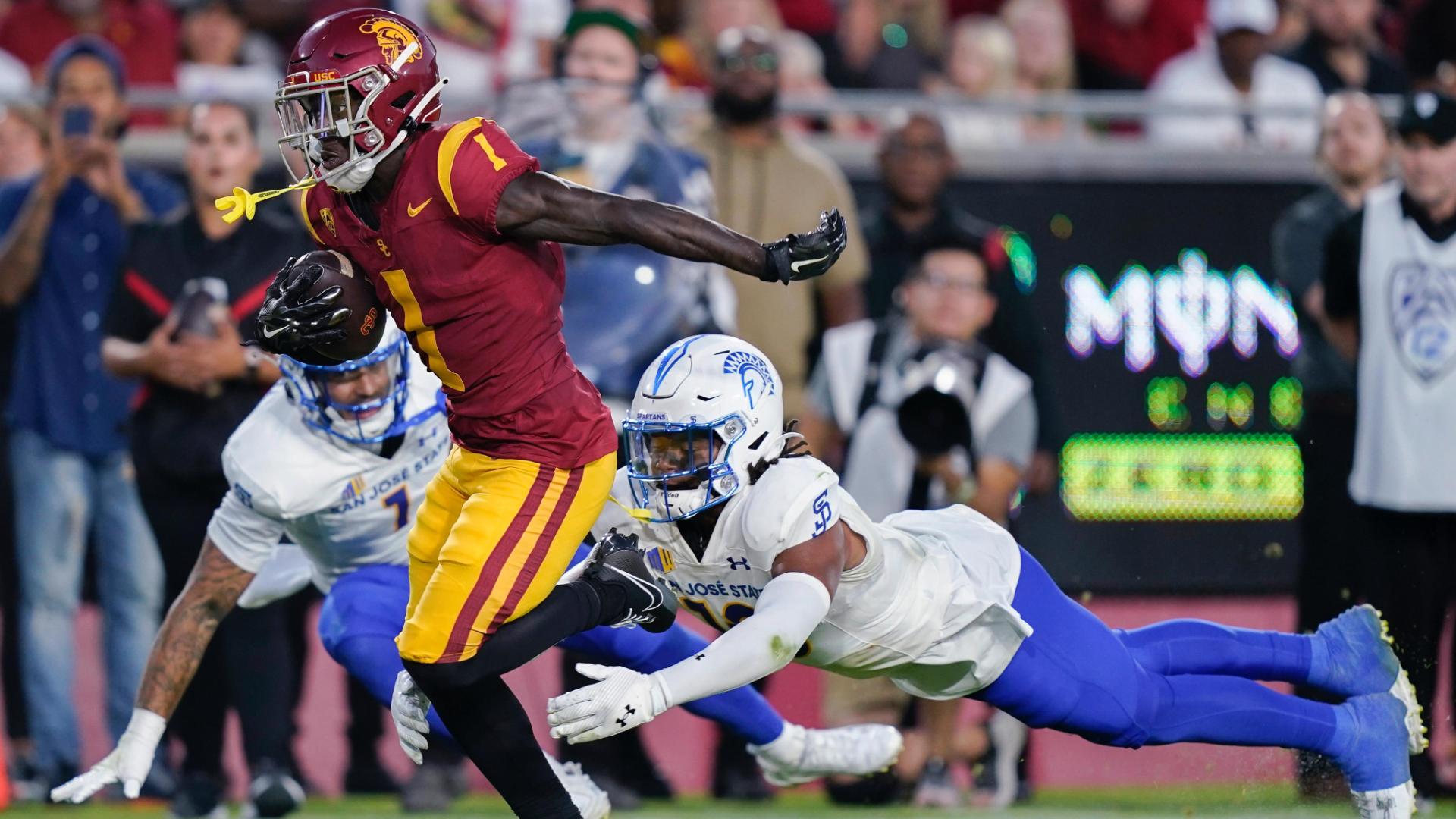 Zachariah Branch takes a kickoff return to the house for USC - Stream ...