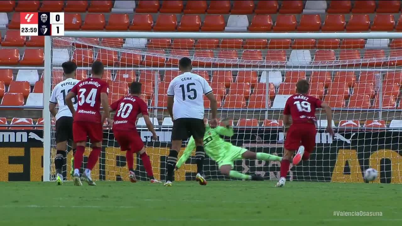 Aimar Oroz scores penalty goal vs. Valencia - Stream the Video - Watch ESPN