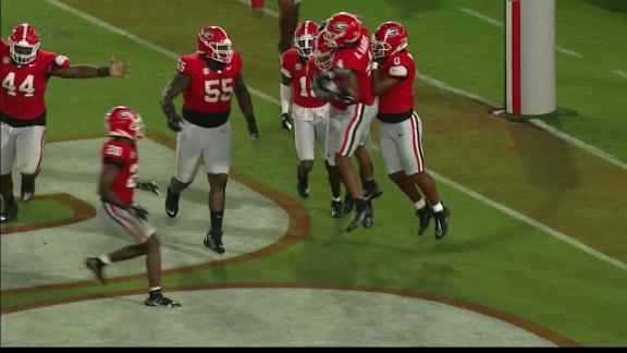 Touchdown! Kyron Jones scores vs. UT Martin Skyhawks