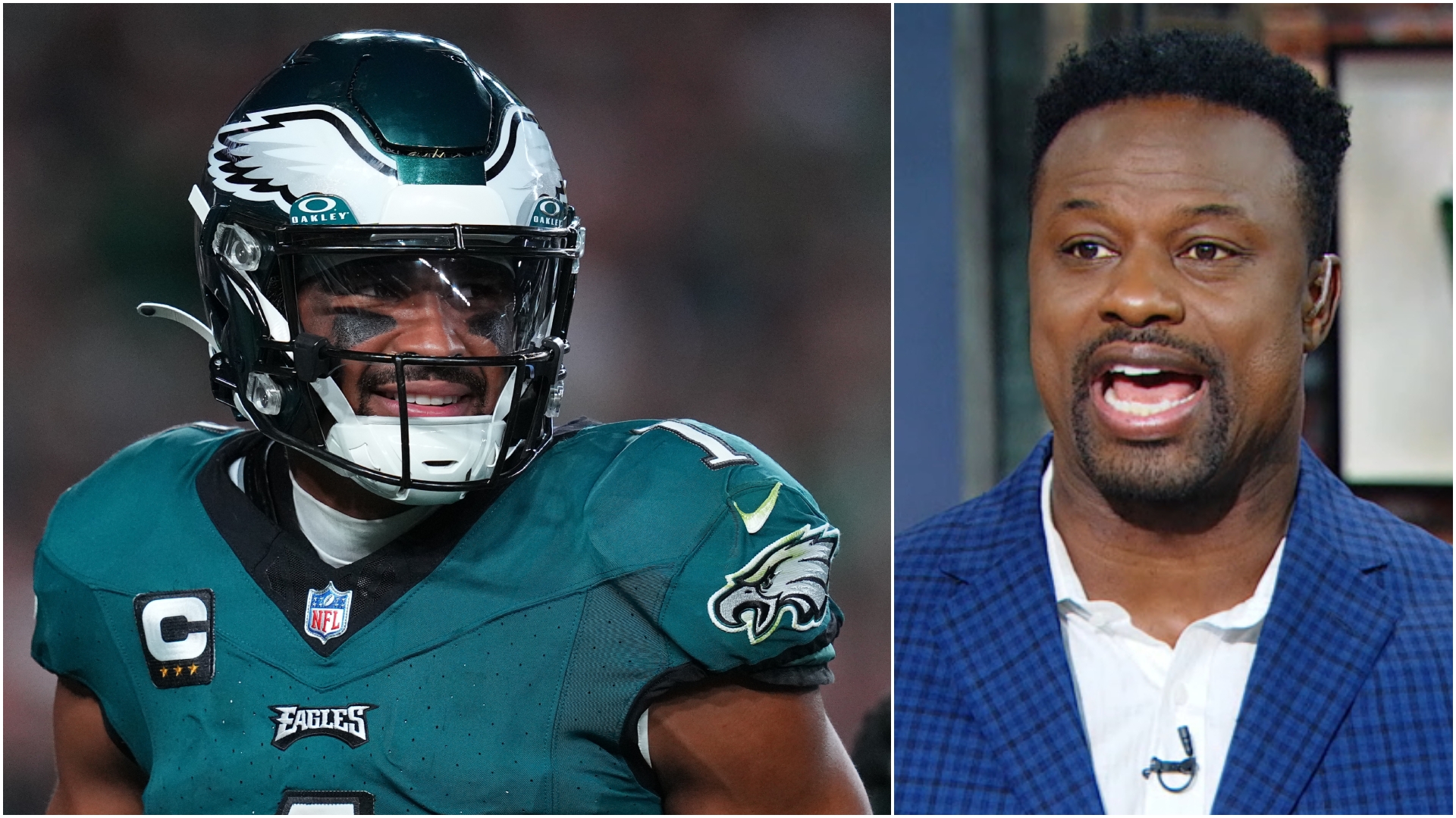 A2D Radio - ESPN's Bart Scott just said on National Television that he  would SHAVE OFF HIS EYEBROW if the Eagles defeat the 49ers this Sunday  