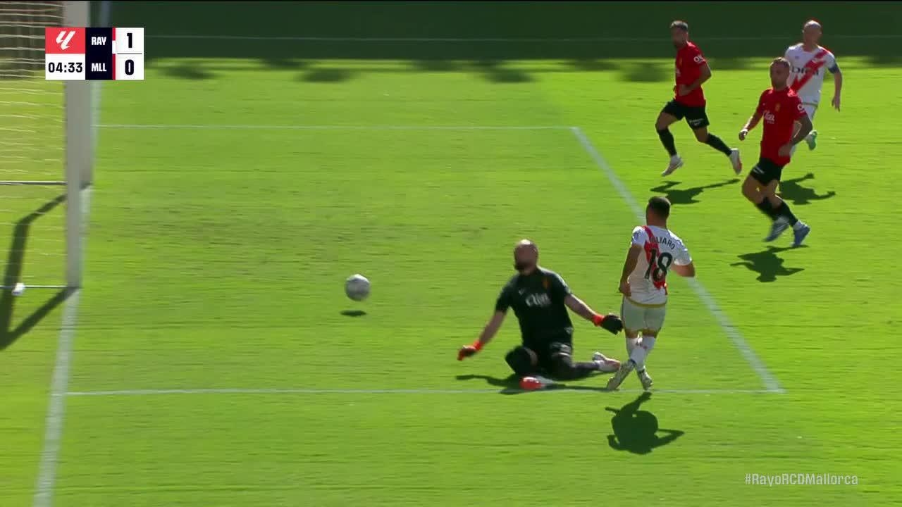 Álvaro García goal 4th minute Rayo Vallecano 1-0 Mallorca - Stream the  Video - Watch ESPN