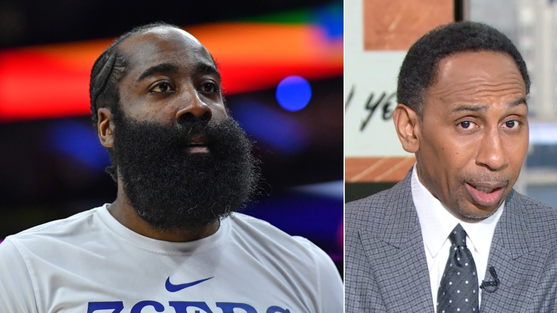 Stephen A. calls out James Harden for being a 'petulant child'