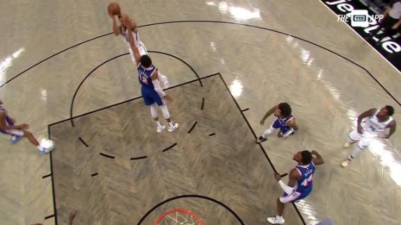 Ben Simmons drops a no-look pass for a powerful dunk - ESPN Video