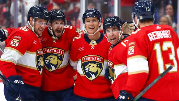 Panthers match record, deny Hurricanes one in 5-2 victory