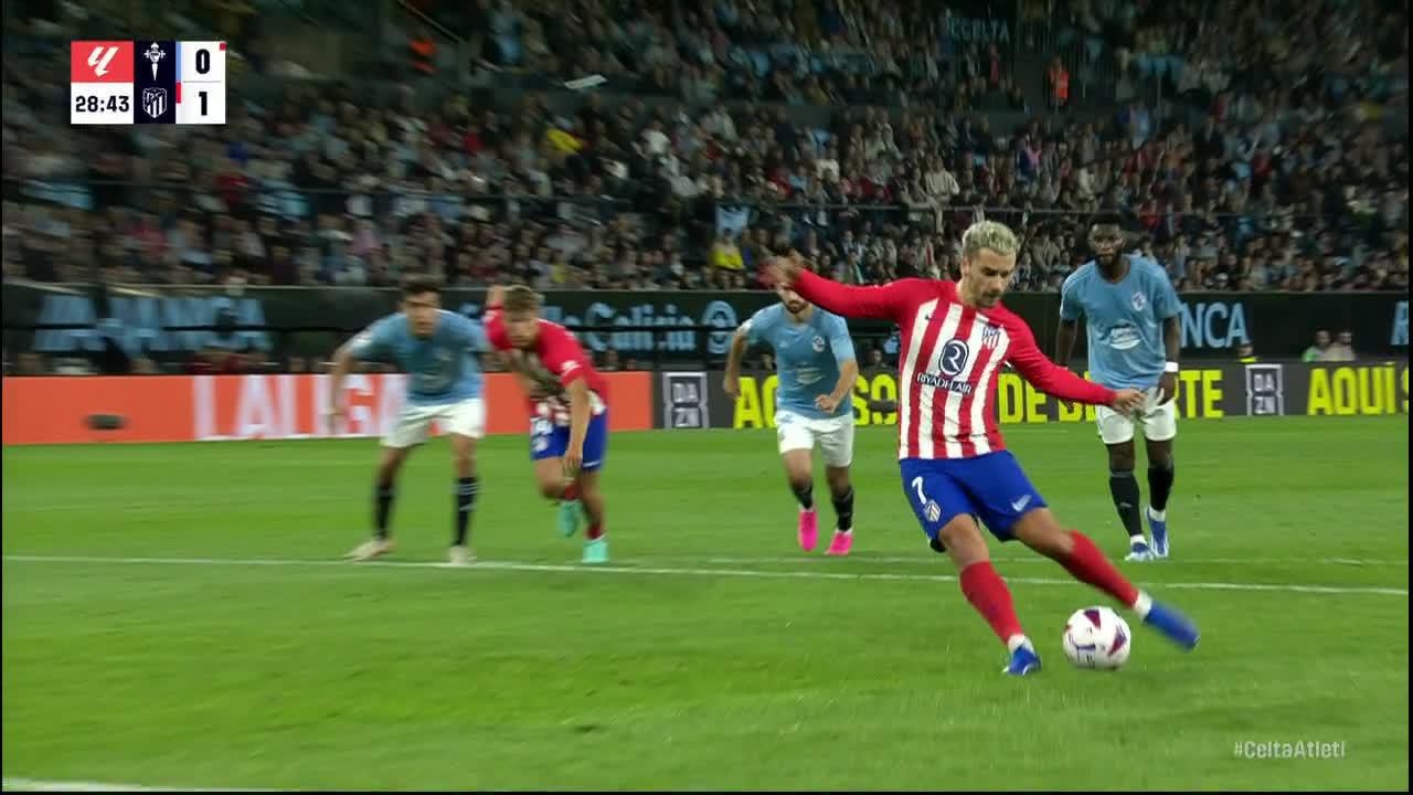 Antoine Griezmann scores penalty goal vs. Celta Vigo - Stream the Video -  Watch ESPN