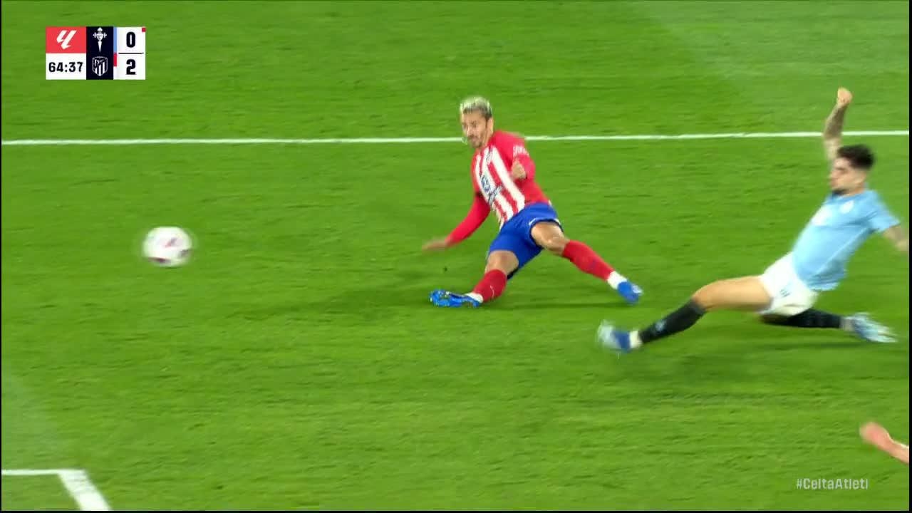 Antoine Griezmann goal 64th minute Celta Vigo 0-2 Atletico Madrid - Stream  the Video - Watch ESPN