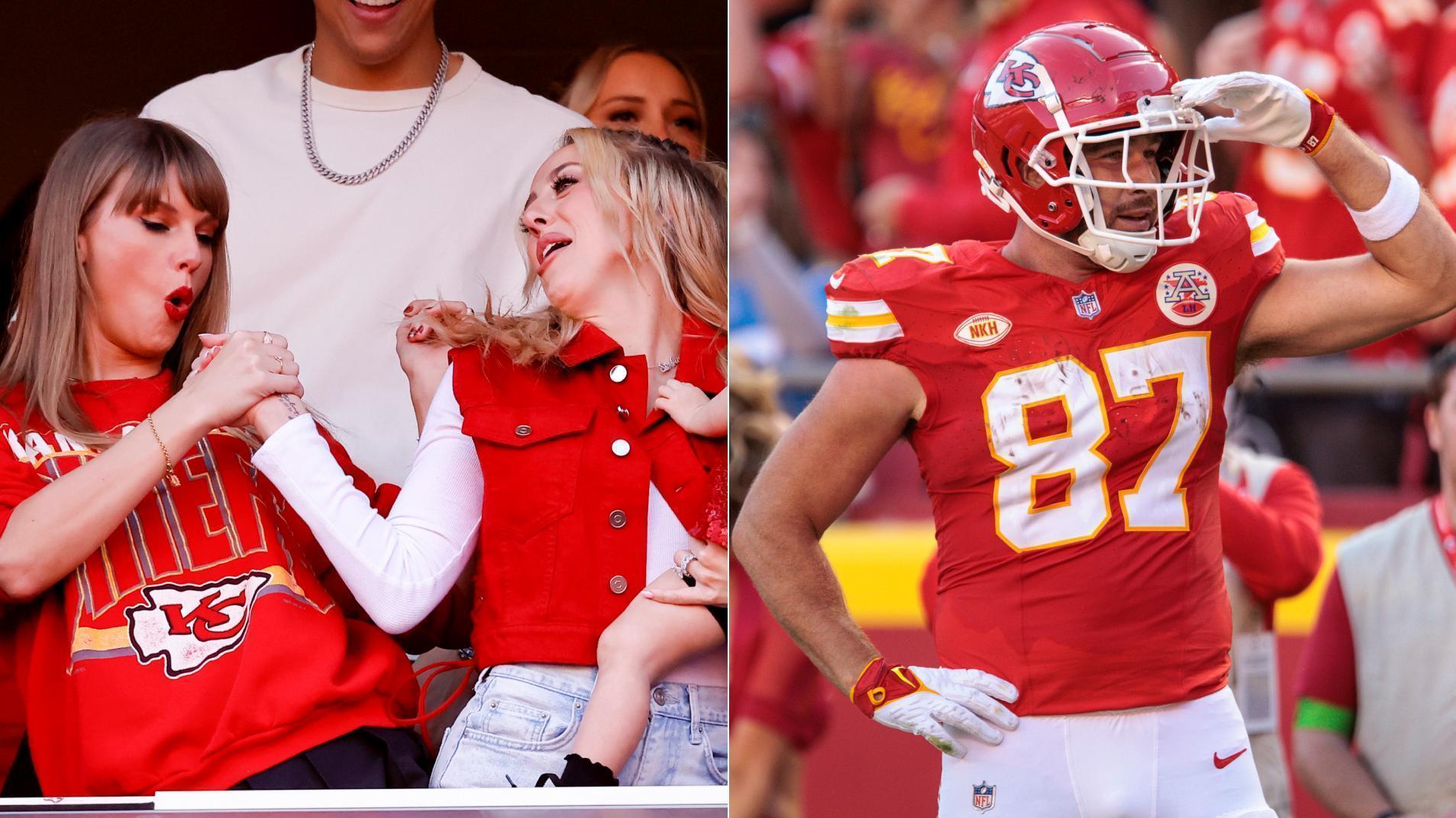 Brittany Mahomes Chest Bump Image to u