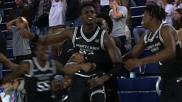 Portland State hits 'once-in-a-lifetime' buzzer beater