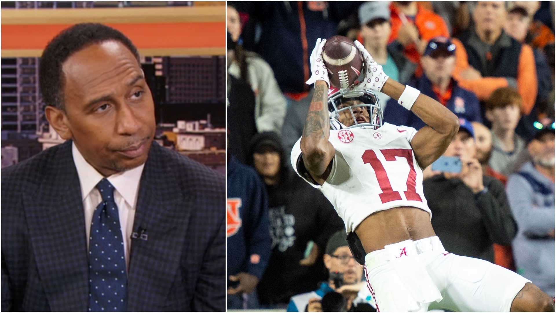 Stephen A. has harsh words for Auburn after loss to Alabama Stream