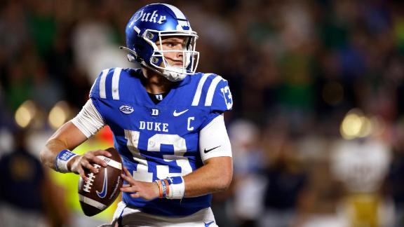 QB Riley Leonard's status is unclear for Duke vs. NC State