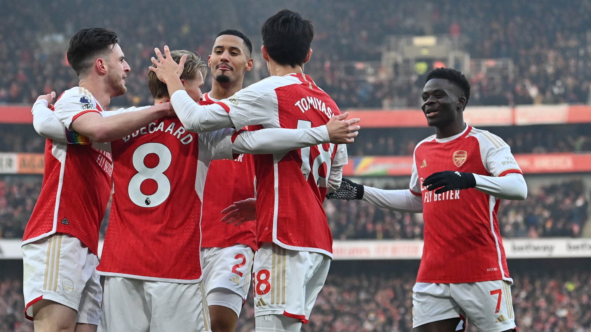 Arsenal 2 1 Wolverhampton Wanderers Dec 2 2023 Final Score