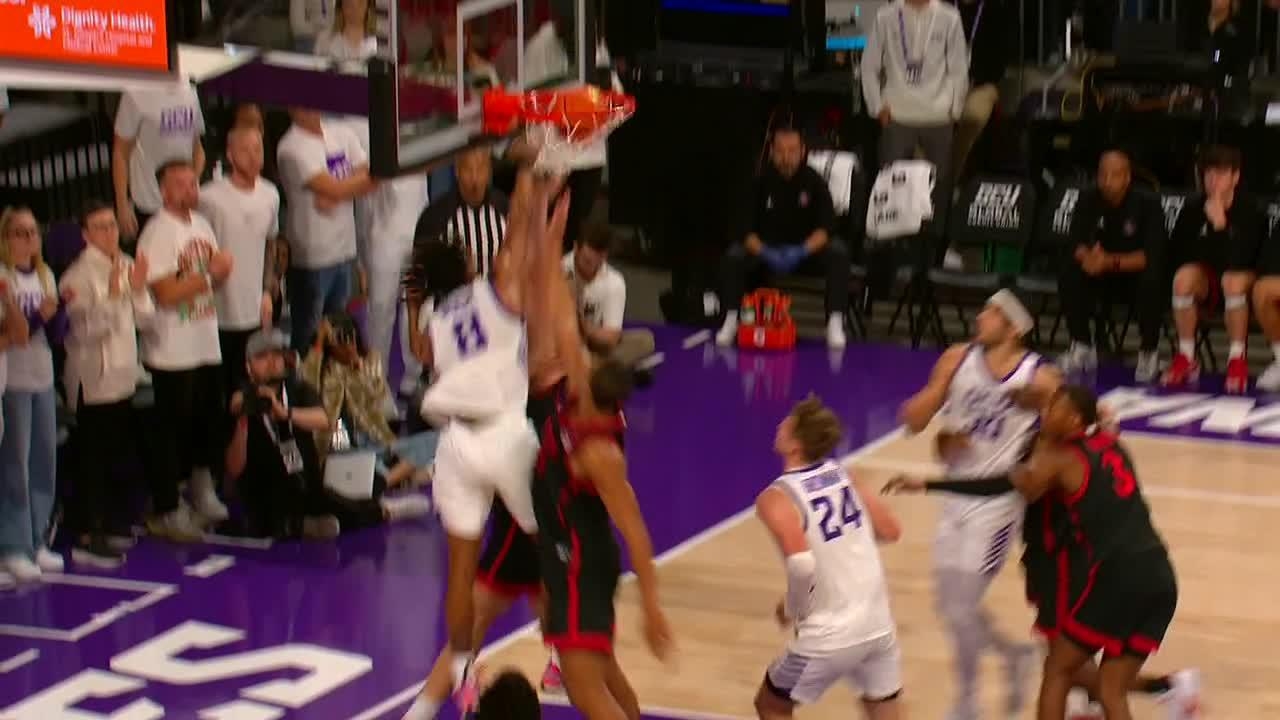 Ridiculous reverse posterizing jam from Grand Canyon's Collin Moore