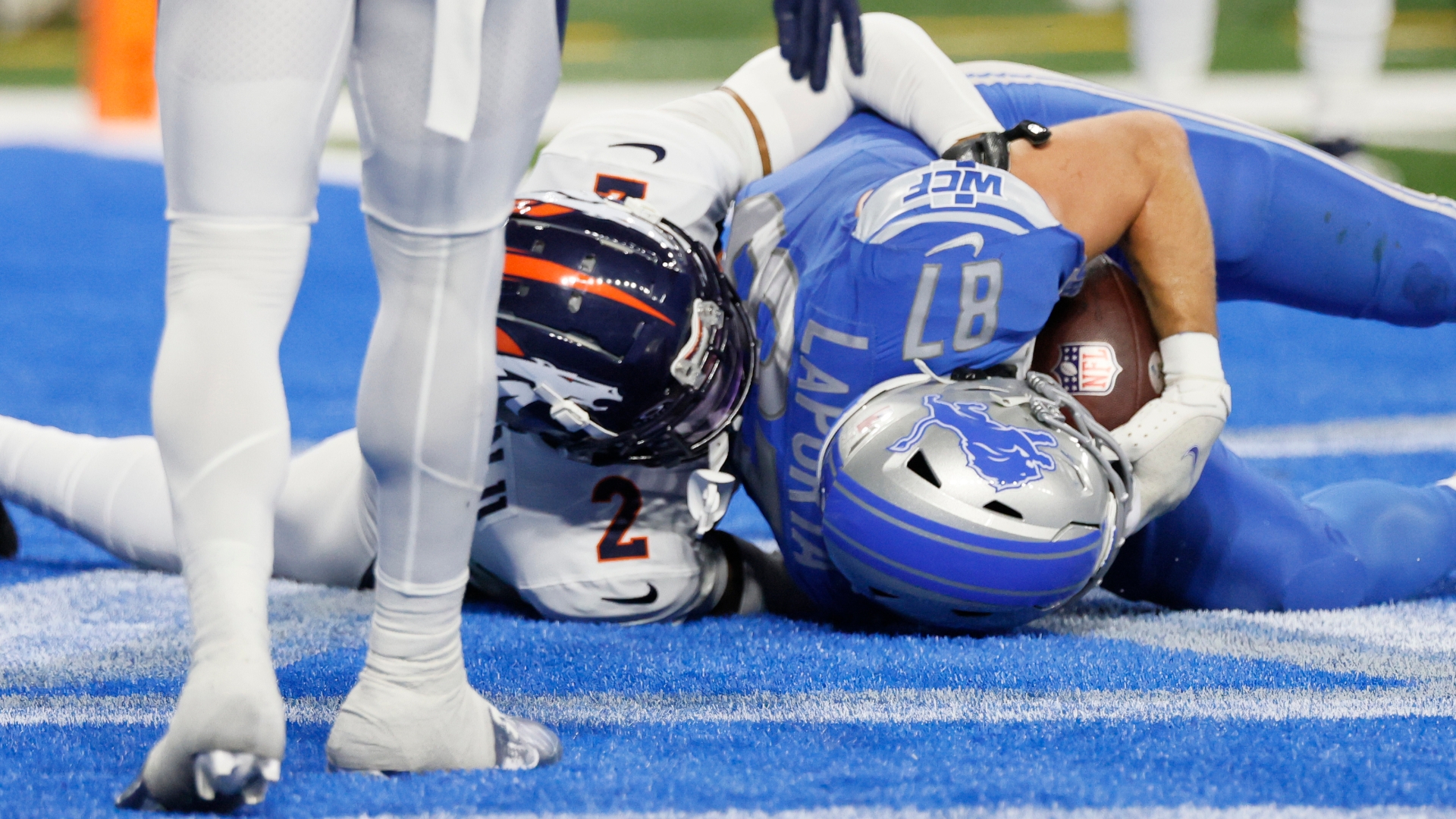 Sam LaPorta hangs on for his 2nd TD Stream the Video Watch ESPN
