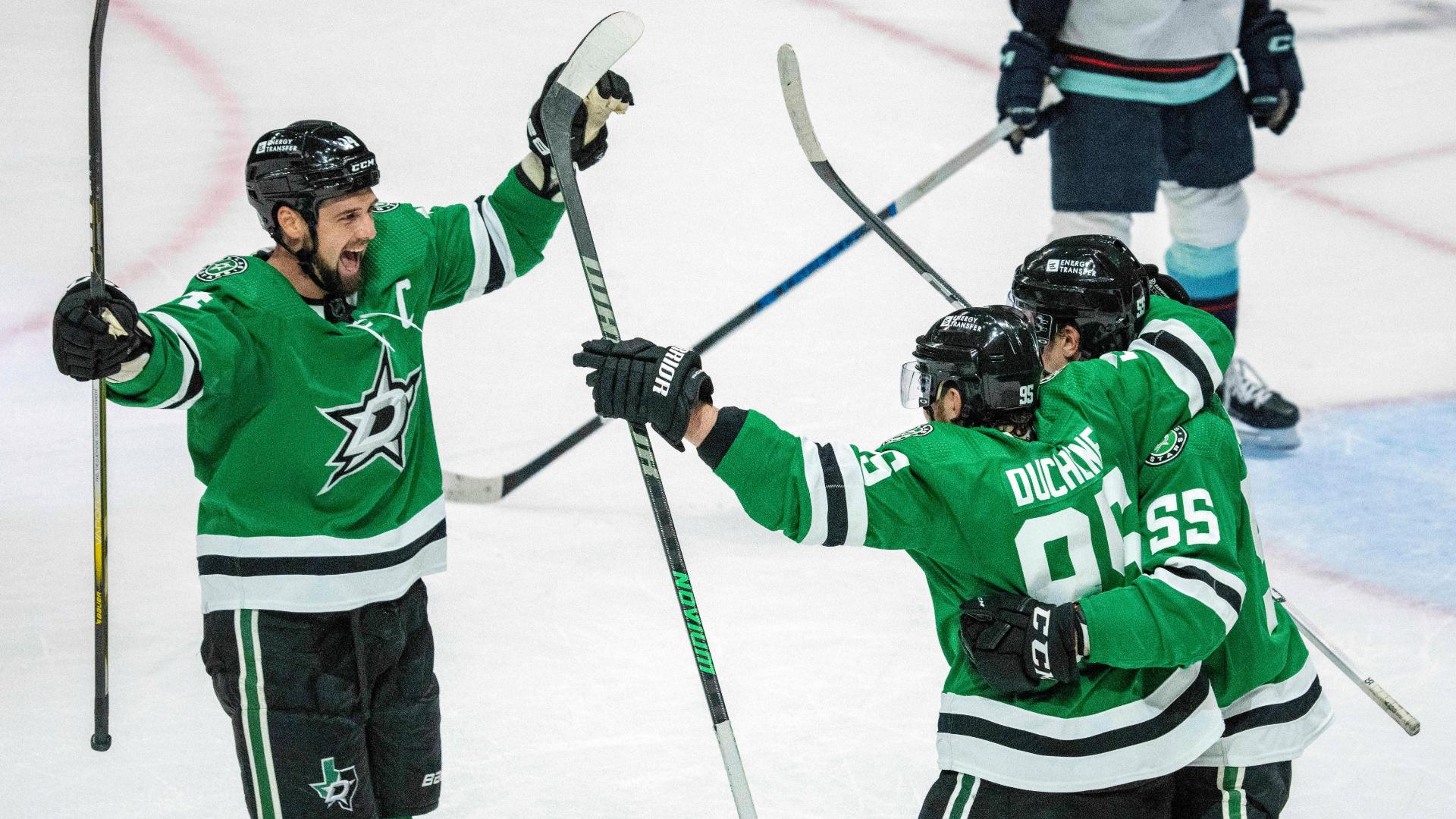 Thomas Harley nets the game winner for Stars in overtime