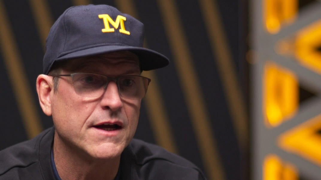 Jim Harbaugh Mum On Michigan Future Stream The Video Watch Espn