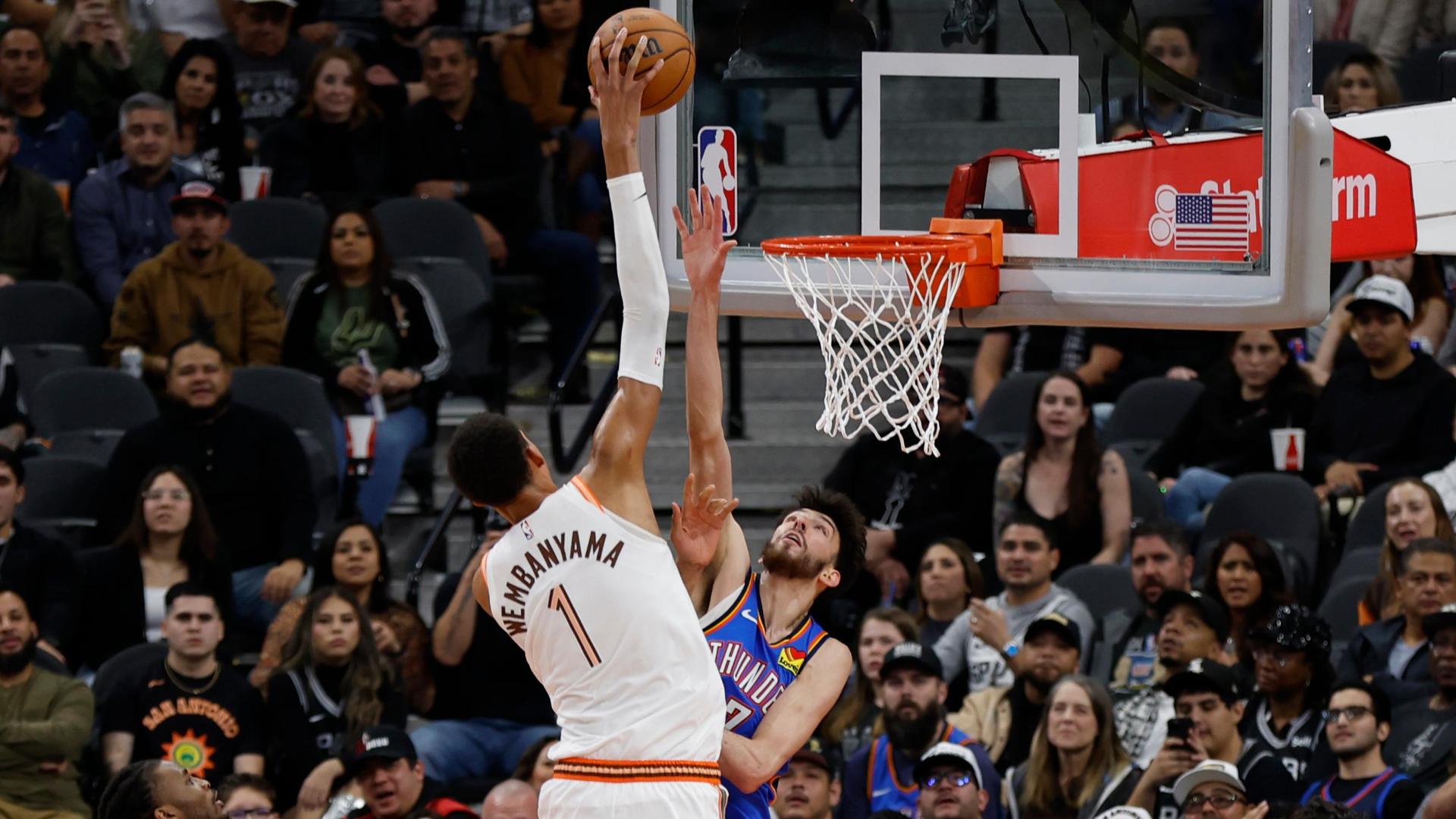 Wemby Powers Through Holmgren For The Dunk Stream The Video Watch Espn