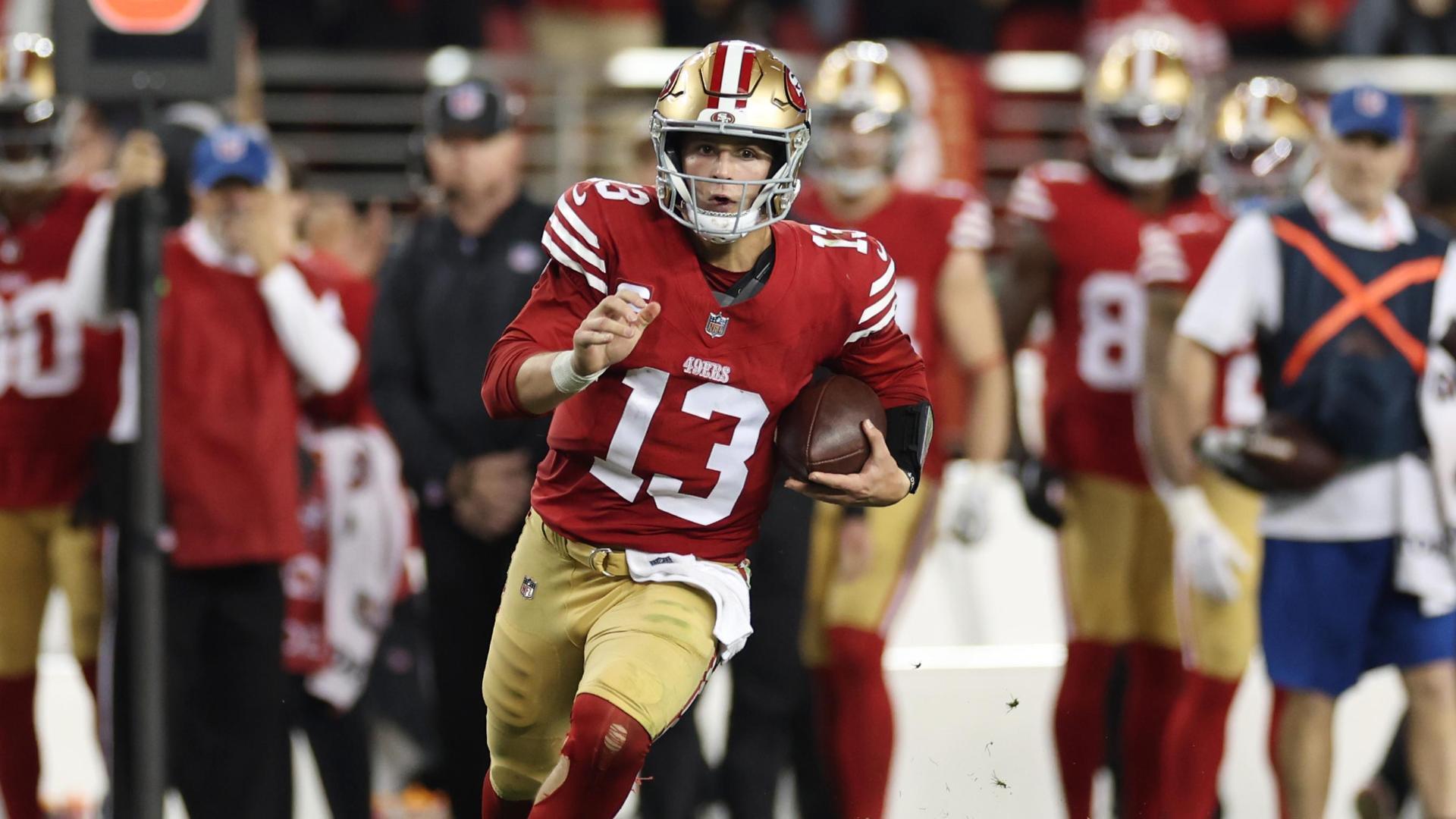 Brock Purdy's big 3rd-down scramble sets up late 49ers TD - Stream the