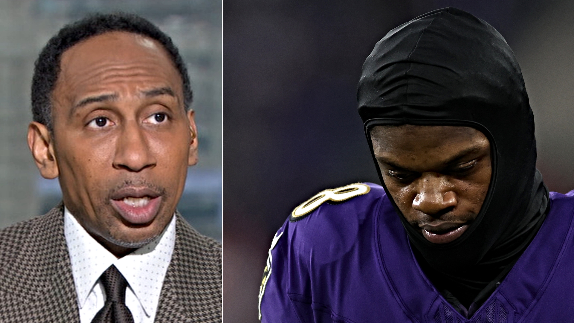 Stephen A. doubles down on Lamar 'choking' vs. Chiefs