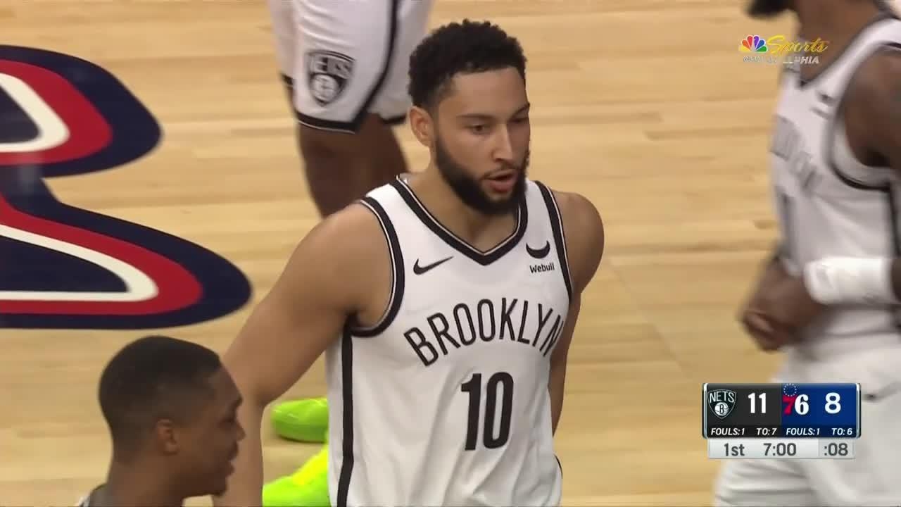 Ben Simmons Booed By Philadelphia Crowd After Checking In For Nets ...