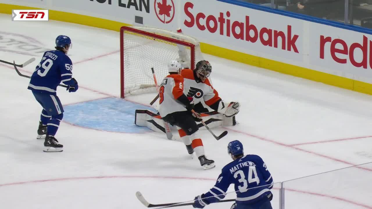 Auston Matthews' natural hat trick helps power Maple Leafs to win - Stream  the Video - Watch ESPN