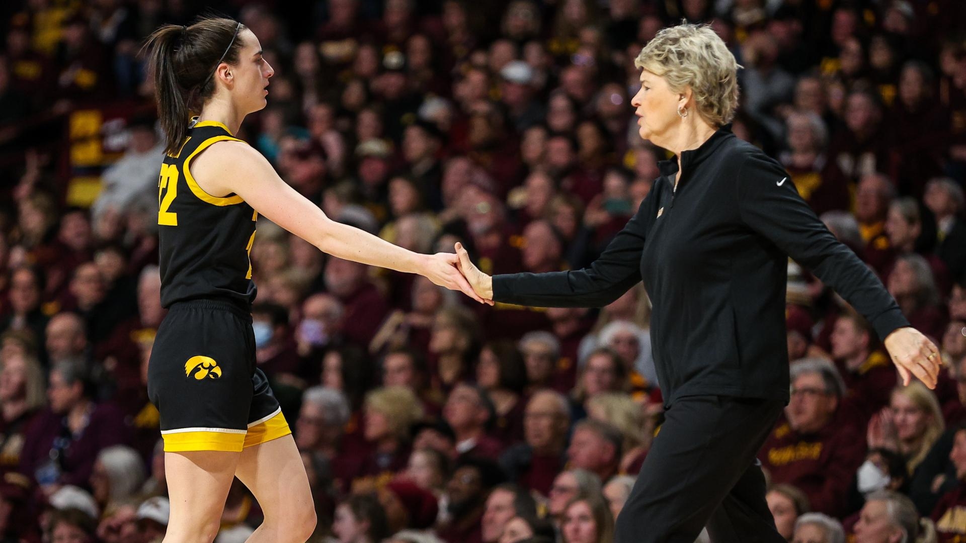 Caitlin Clark's record-breaking night lifts Iowa to 48-point win