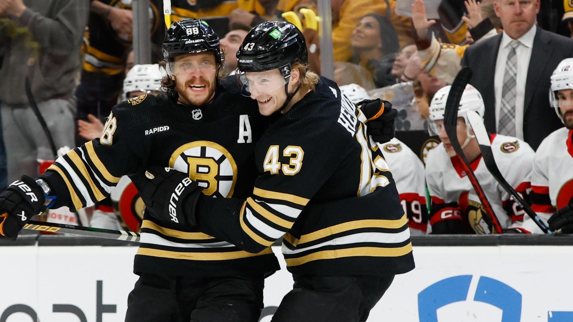 David Pastrnak Grabs His Hat Trick For The Bruins - Stream The Video ...