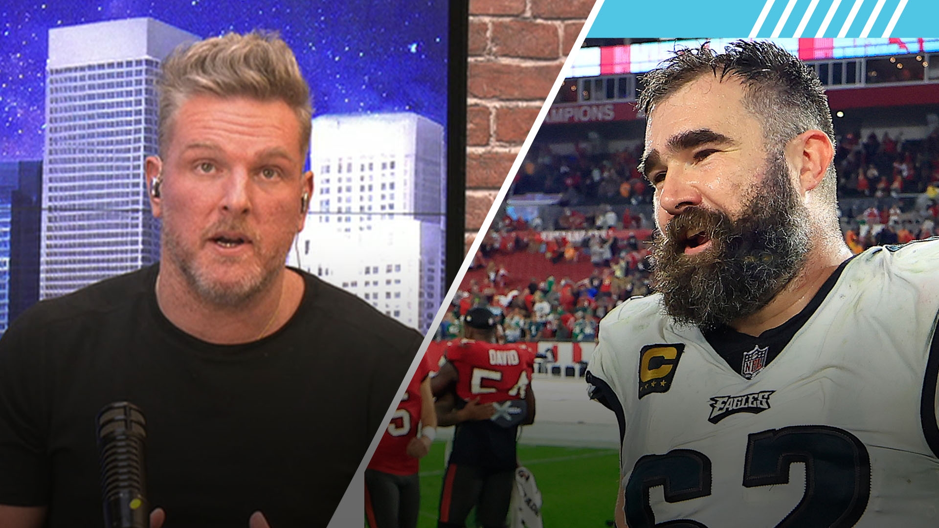 McAfee loves seeing Jason Kelce get praised after his retirement