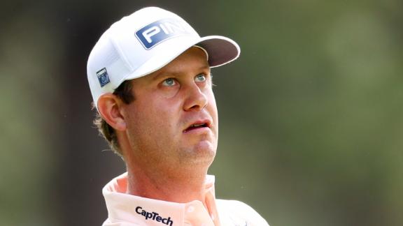 Harris English nearly sinks the ace on Hole 6