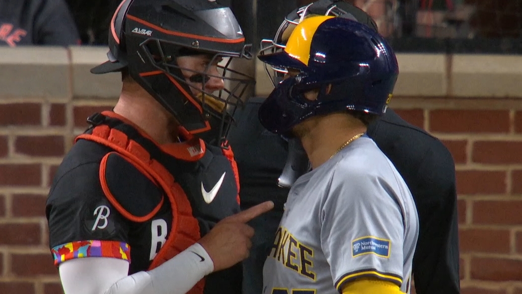 Benches clear in BrewersOrioles after Adames and McCann get chippy